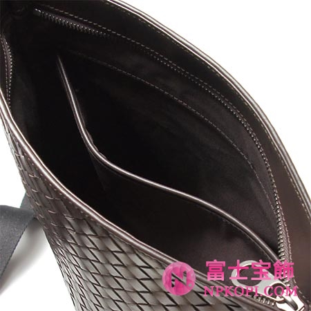 ボッテガヴェネタ/BOTTEGA VENETA/ レザーショルダーバッグ /チョコレートブラウン276357 v465c 2078